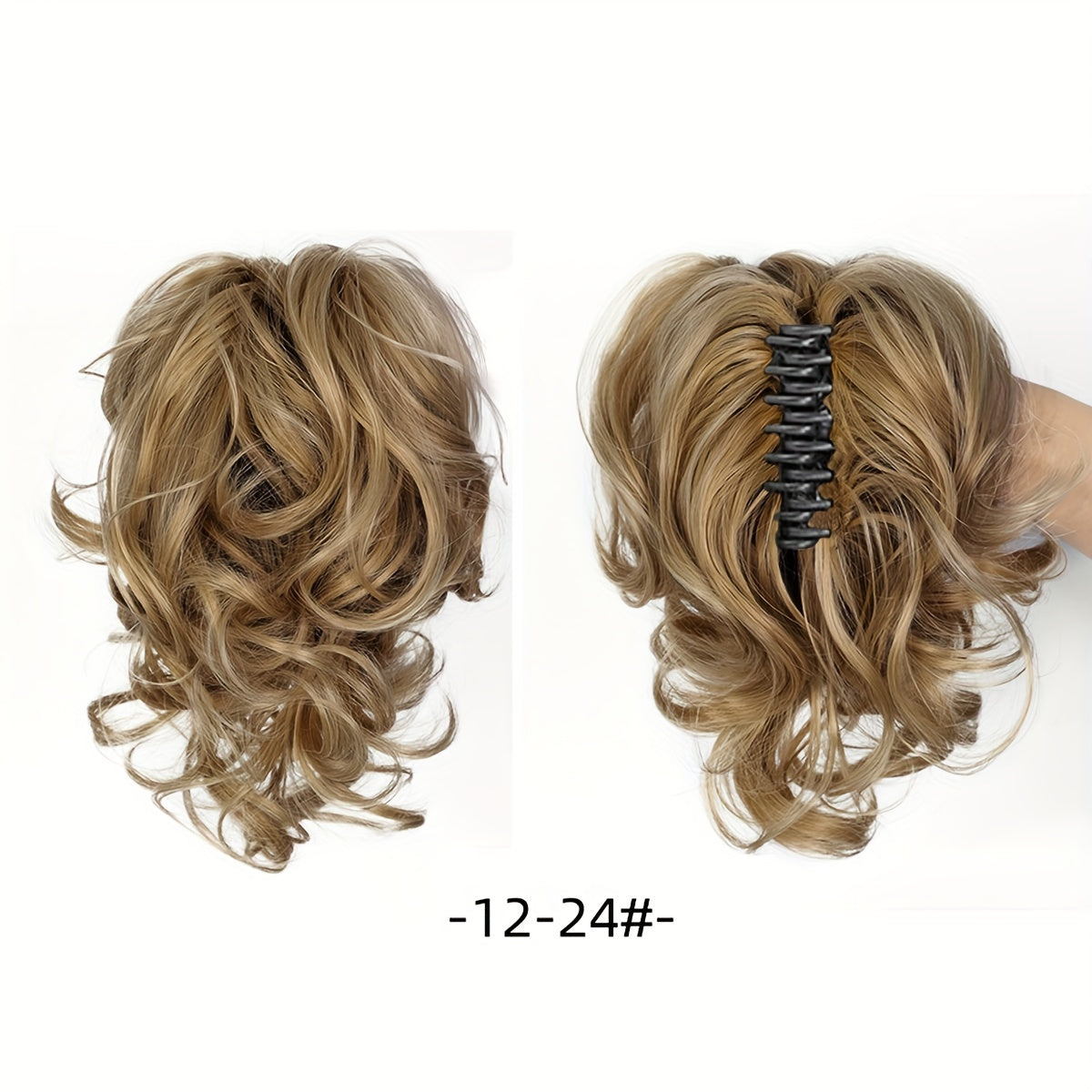 Wavy Short Ponytail Clip for Women with a Voluminous Look.